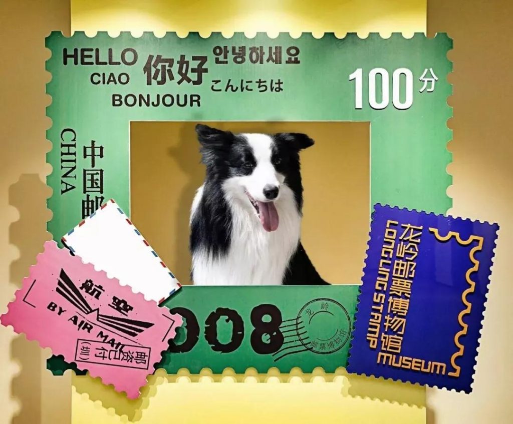 巖星建設|深圳龍嶺郵票博物館設計插圖(8) 網紅打卡墻