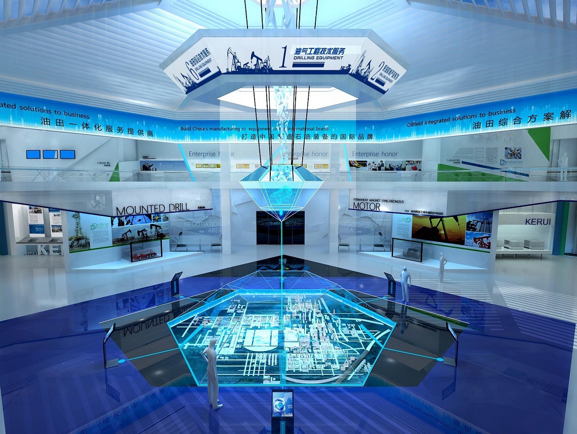 巖星建設-企業展廳設計與施工原則插圖