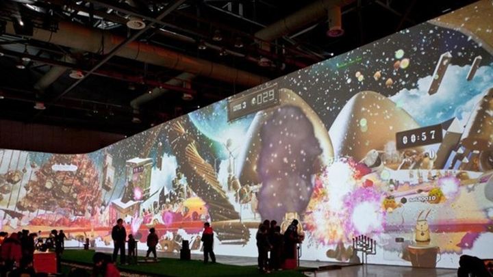 墻面互動投影上互動廣告的新形式插圖