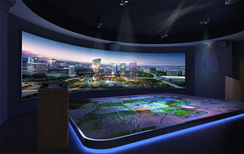 展廳設(shè)計(jì)|投影沙盤在地產(chǎn)行業(yè)中的應(yīng)用插圖(1) ?????±?2????3