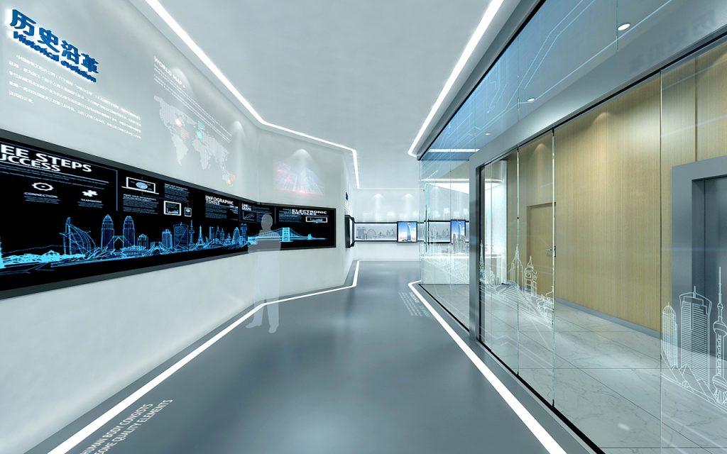 展位設(shè)計(jì)的不同目的和要求有哪些?插圖 幫一家企業(yè)做的企業(yè)展廳